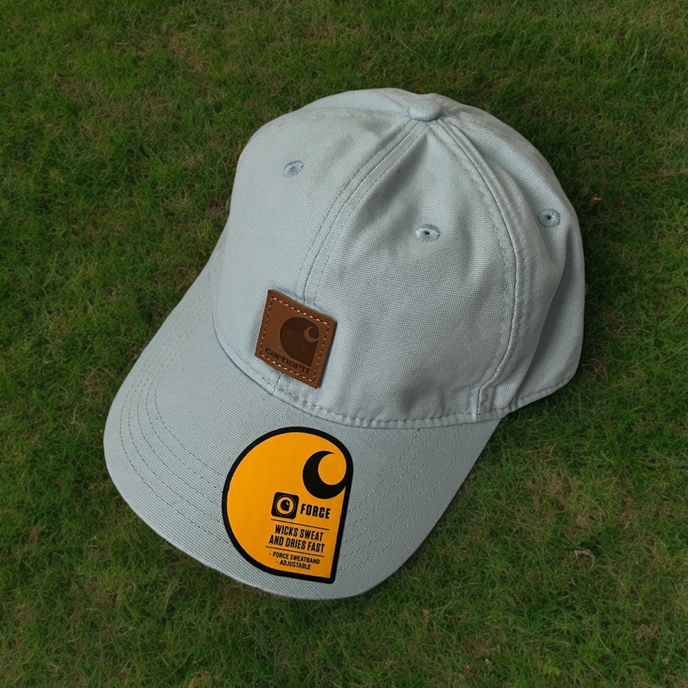 Carhartt Force Light Blue Adjustable Hat One Size Brand New With Tags